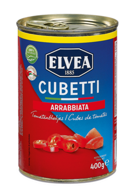 Cubetti - Elvea Cubetti Arrabbiata 400 g Cubetti - Elvea Cubetti Arrabbiata 400 g