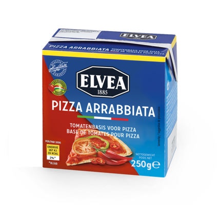 Pizza a casa - Elvea Pizza Arrabiata 250g Pizza a casa - Elvea Pizza Arrabiata 250g