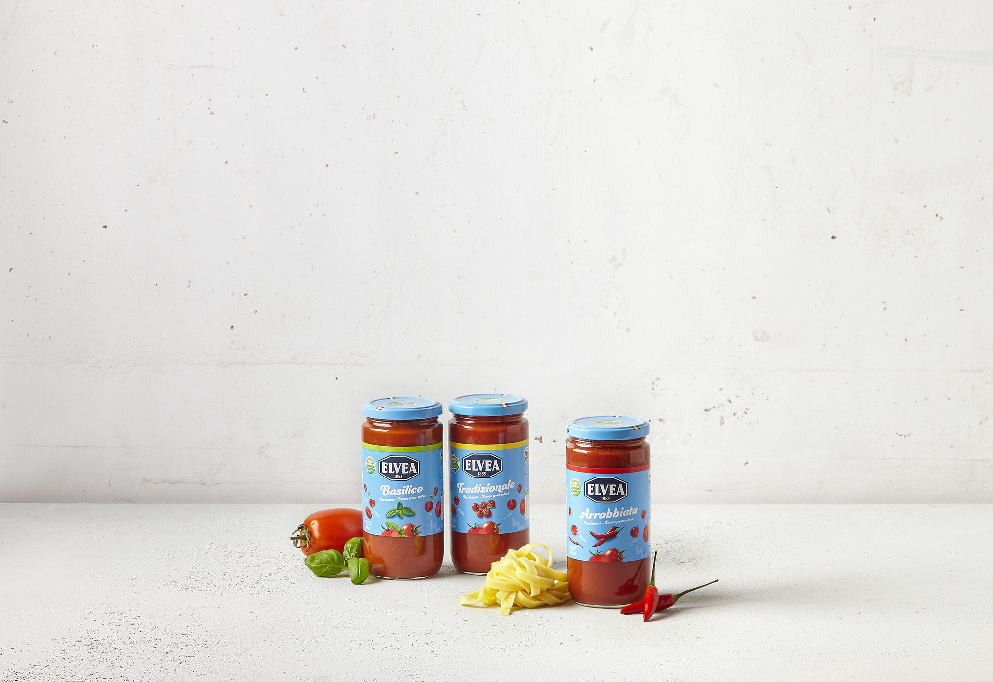 Elvea innovates and develops pasta sauces